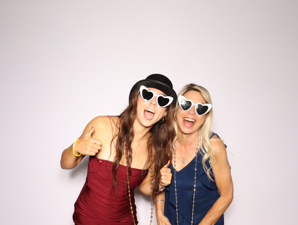 The Captics open-air photo booth capturing memories at a graduation party in Kitchener, Ontario
